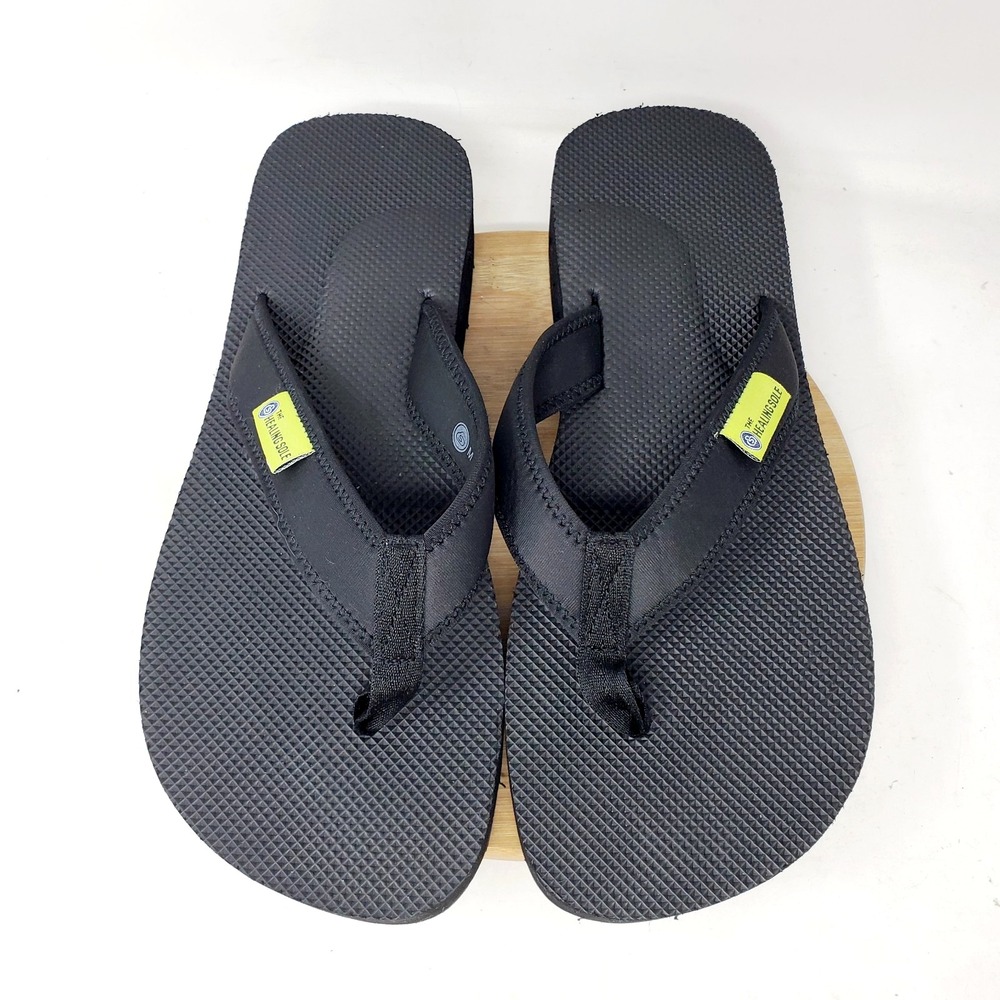 The Healing Sole Sandals Mens‎ 12 Palmer Flip Flop Thong Plantar Fasciitis Shoes